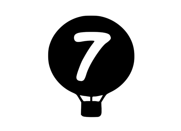Hot Air Balloon with Mono 7