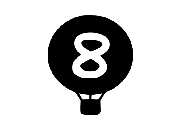 Hot Air Balloon with Mono 8