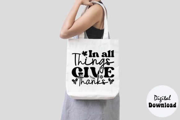 In All Things Give Thanks Svg, Fall Svg