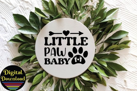 Little Paw Baby Svg, Dog Svg