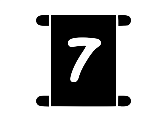 Old Scroll with Playful Mono 7
