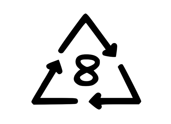 Recycle Symbol with Playful Mono 8 – A Designer's Honest Take