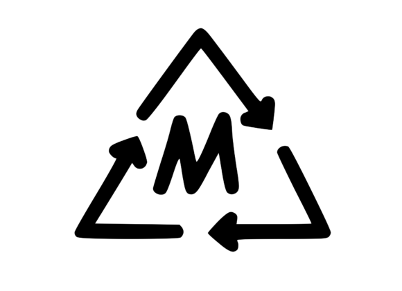 Recycle Symbol with Playful Mono M: Pro Review